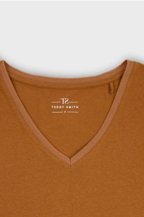 Tee Shirt TEDDY SMITH MIA Caramel