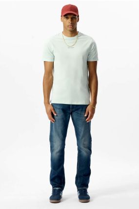 Tee-shirt TEDDY SMITH T-SOY 2 MC Bleach Menthol