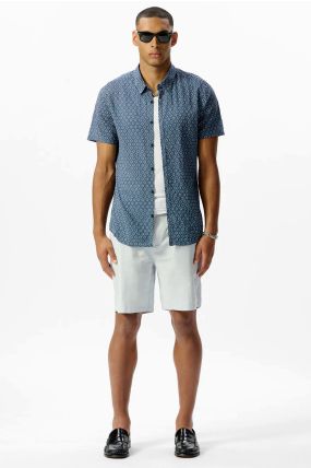 Chemise TEDDY SMITH C-DIXON MC Marine