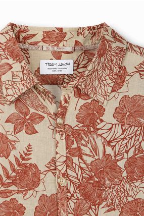 Chemise TEDDY SMITH ALBERTO Beige