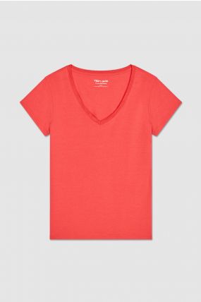 Tee-Shirt TEDDY SMITH MIA Rouge Groseille