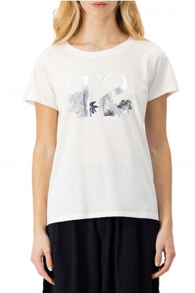 Tee-Shirt TEDDY SMITH LAURA Middle White
