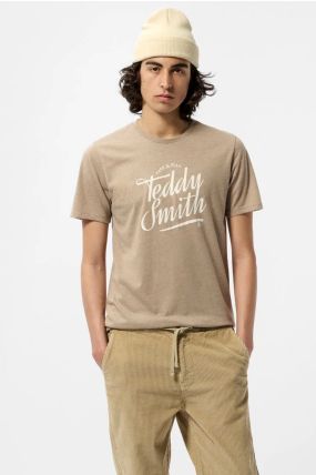Tee shirt TEDDY SMITH T-TINSLEY Beige Chiné