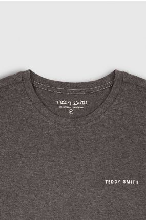 T-shirt TEDDY SMITH THE TEE ML Anthracite