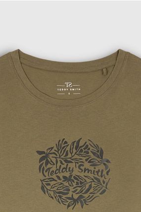 T-shirt TEDDY SMITH T-LOUNA Kaki