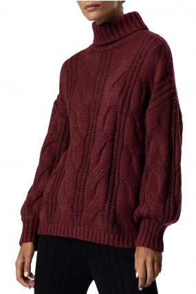 Pull col roulé TIFFOSI MELISSA Red