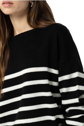 Pull rayé TIFFOSI IRIA Noir
