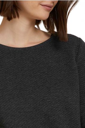 Sweat TOM TAILOR TEXTURE Shale Grey