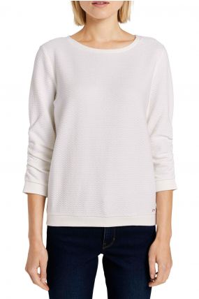 Sweat TOM TAILOR TEXTURE Off White