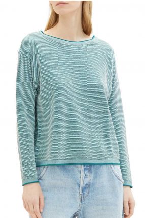 Pull TOM TAILOR TEXTURE Bubble