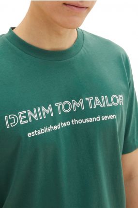 Tee Shirt TOM TAILOR DENIM Green