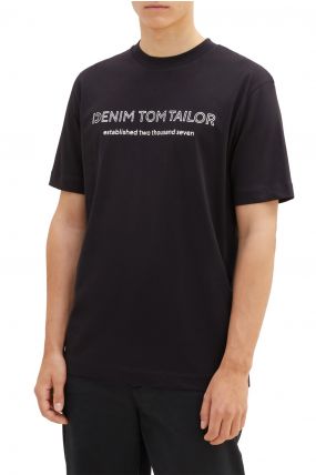 Tee Shirt TOM TAILOR DENIM Black