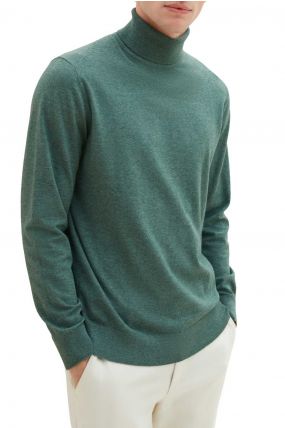 Pull col roulé TOM TAILOR Green