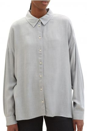 Chemise femme TOM TAILOR Light Grey