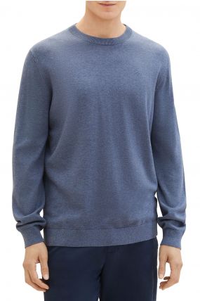 Pull TOM TAILOR CREW NECK BASIC Vintage Indigo