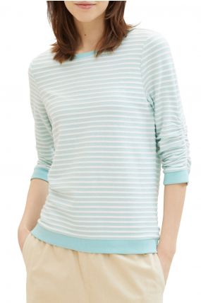 Sweat TOM TAILOR Mint Stripe