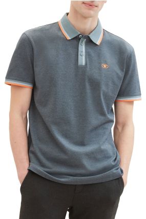 Polo TOM TAILOR LOGO Grey