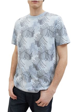 Tee shirt TOM TAILOR Blue Leaf 