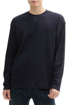 T-shirt ML col rond  TOM TAILOR Sky Blue