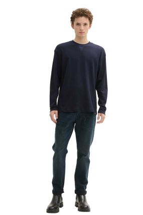 T-shirt ML col rond  TOM TAILOR Sky Blue
