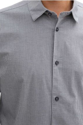Chemise stretch TOM TAILOR Navy Check