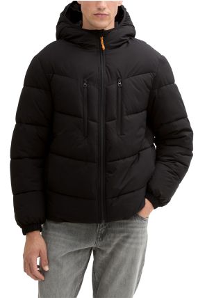 Doudoune TOM TAILOR HOODED PUFFER JACKET Black
