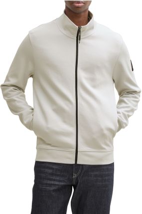 Sweat zippé TOM TAILOR Chalk Grey
