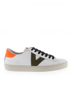 Baskets VICTORIA Berlin Leather And Neon Trainers