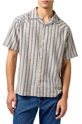 Chemise WRANGLER RESSORT Indigo Stripe