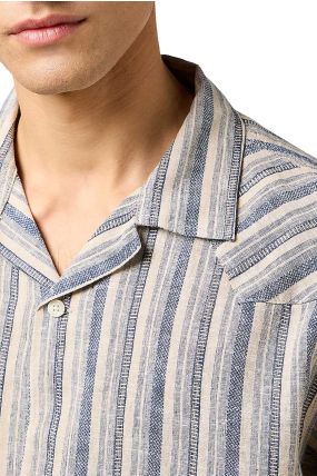 Chemise WRANGLER RESORT Indigo Stripe