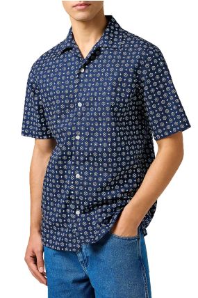 Chemise WRANGLER RESORT Blue Geo