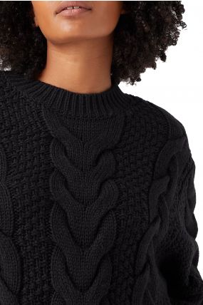 Pull WRANGLER CREW NECK Black