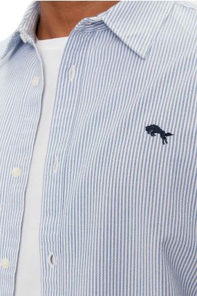 Chemise WRANGLER OXFORD Stripe Blue