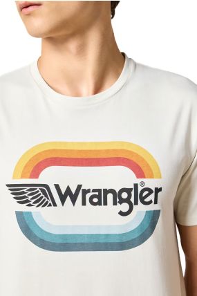 T-shirt WRANGLER GRAPHIC Vintage White 