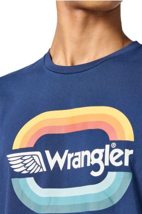 T-shirt WRANGLER GRAPHIC Navy 