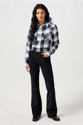 Pantalon en velours WRANGLER FLARE Black