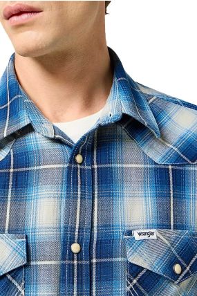 Chemise WRANGLER PKT Buffalo Indigo