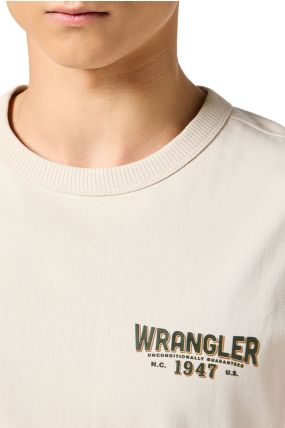 Tee Shirt WRANGLER 1947 Vintage White