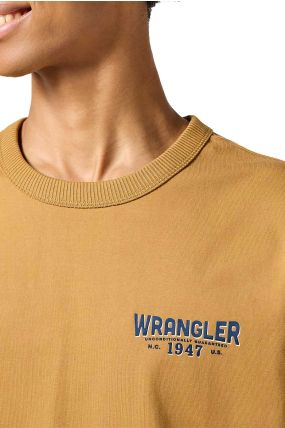 Tee Shirt WRANGLER 1947 In Dijon