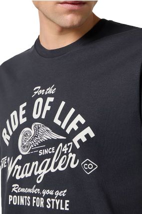 Tee Shirt WRANGLER AMERICANA Faded Black