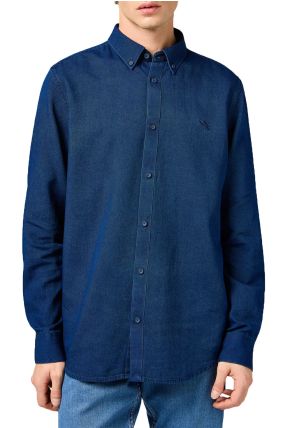 Chemise WRANGLER OXFORD Indigo Oxford