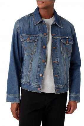 Veste en jean WRANGLER CLASSIC DENIM Mid Stone