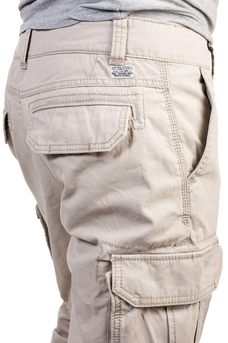 Pantalon cargo kaki Homme Alki - Kaporal