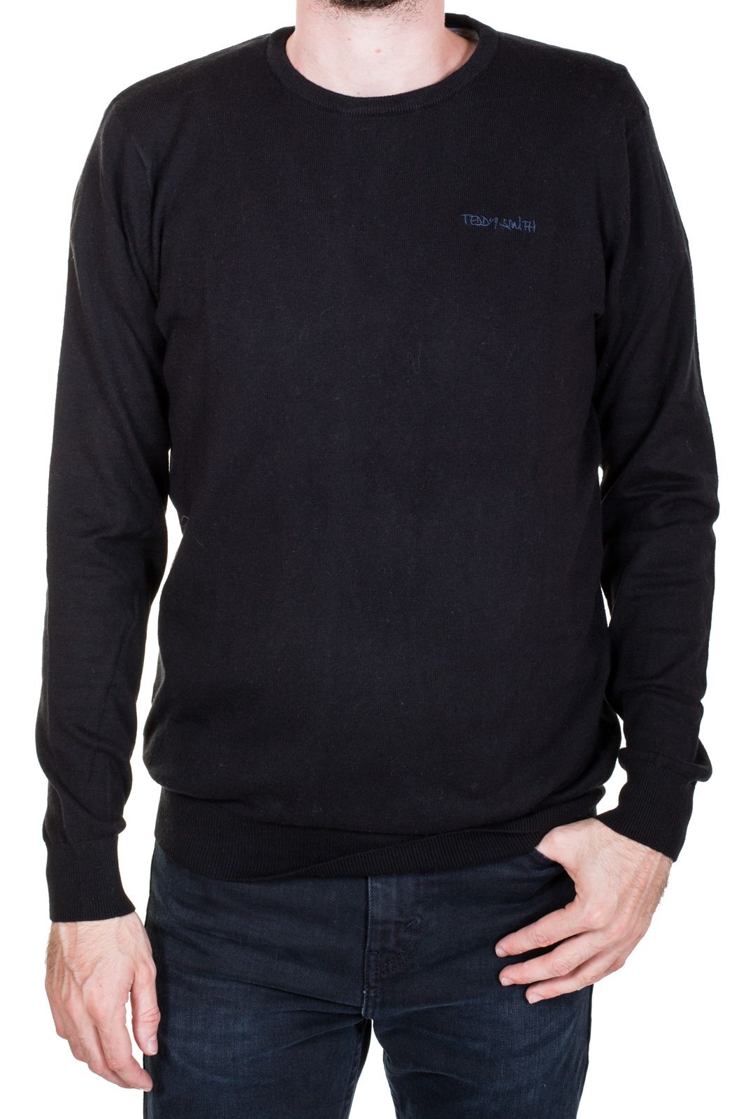Pull teddy smith noir on sale