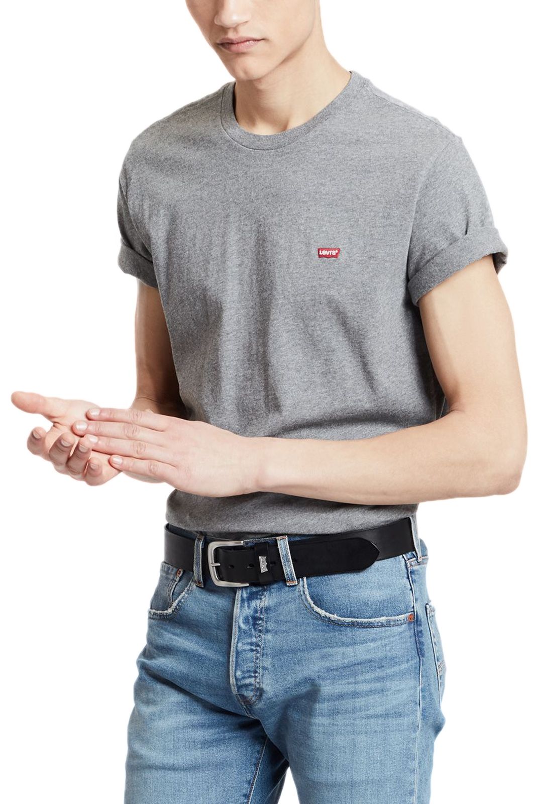 Levi's T-Shirt Mc Homme LEVIS GRIS pas cher - T-shirt manches