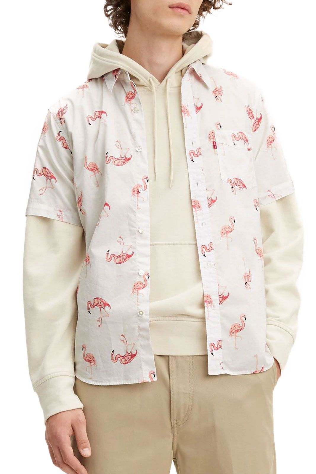 Chemise LEVIS SUNSET STANDARD Flamingo Cloud Dancer 