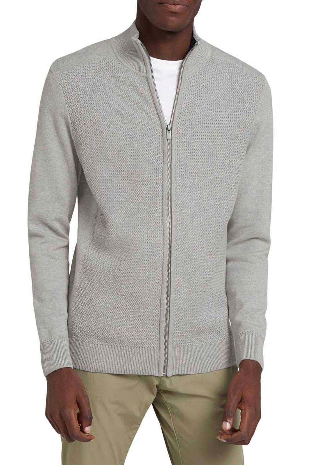 Gilet TOM TAILOR BASIC Gris - IMAJEANS.FR