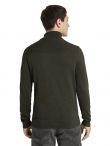 Pull col roulé TOM TAILOR KNITTED  Green melange 